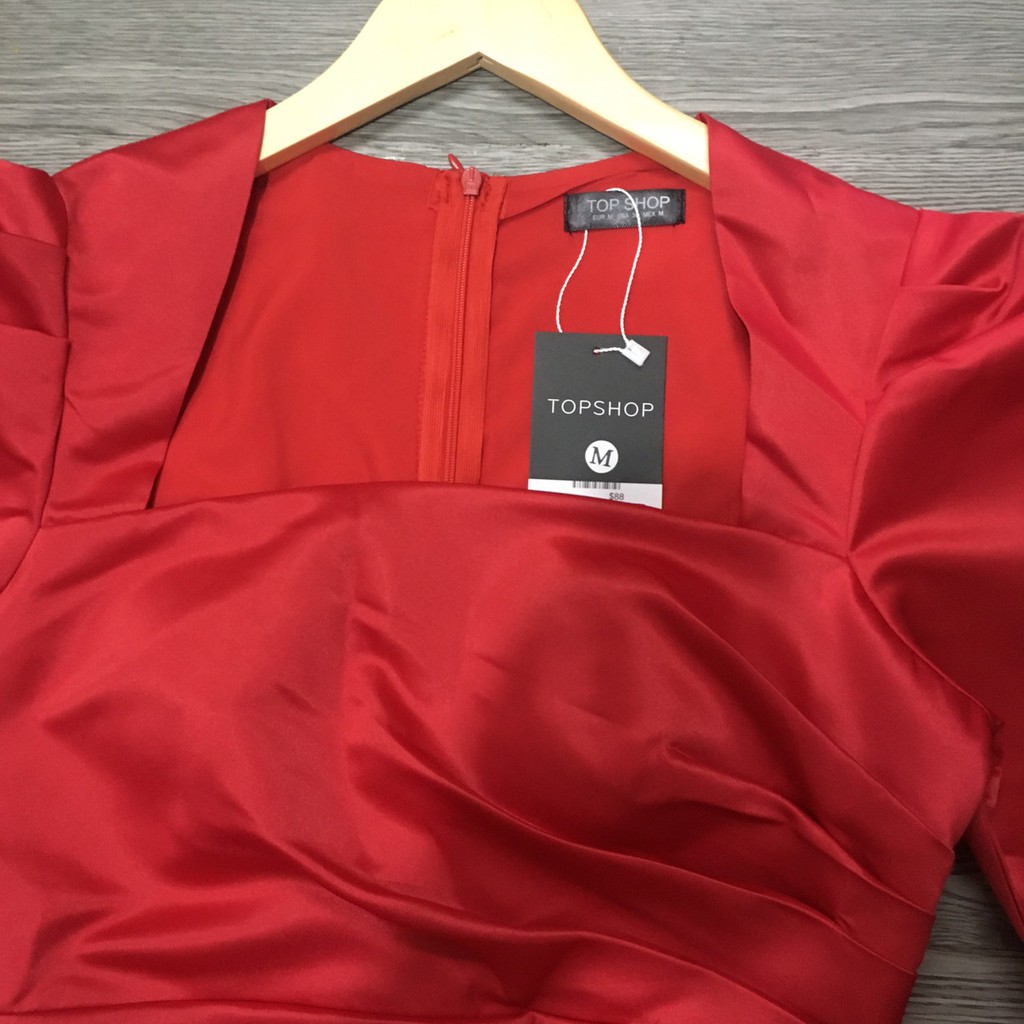 Váy lụa thiết kế cổ vuông ôm xoắn eo phong cách trẻ trung xinh xắn - H&N Store | BigBuy360 - bigbuy360.vn