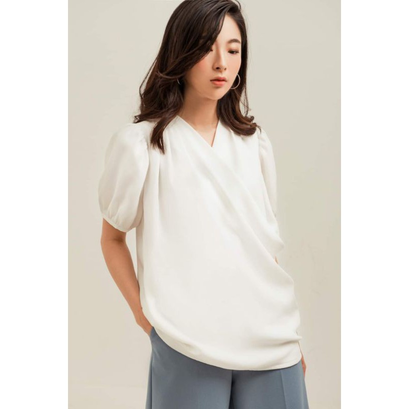 ÁO DOTTIE WRAP BLOUSE