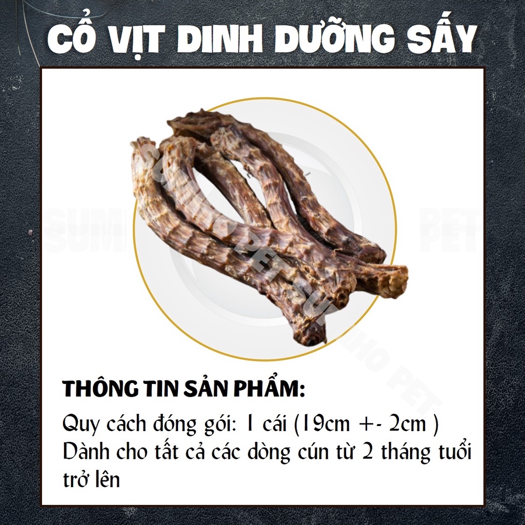 Xương gặm sạch răng cho chó (Cổ vịt nguyên chất sấy khô) xương thưởng cho chó