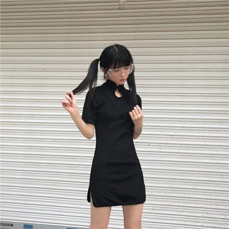 Đầm Polo Dáng Ôm Khoét Cổ Vải Đẹp 40-60kg | BigBuy360 - bigbuy360.vn