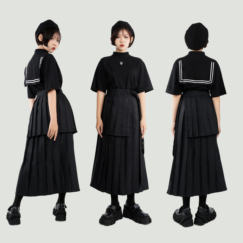 Set Váy Xếp Ly Suông Dài BunnyHill