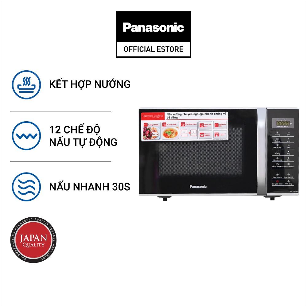 Lò Vi Sóng Kết Hợp Nướng Panasonic NN-GT35HMYUE - BH 12 Tháng - Hàng Chính Hãng