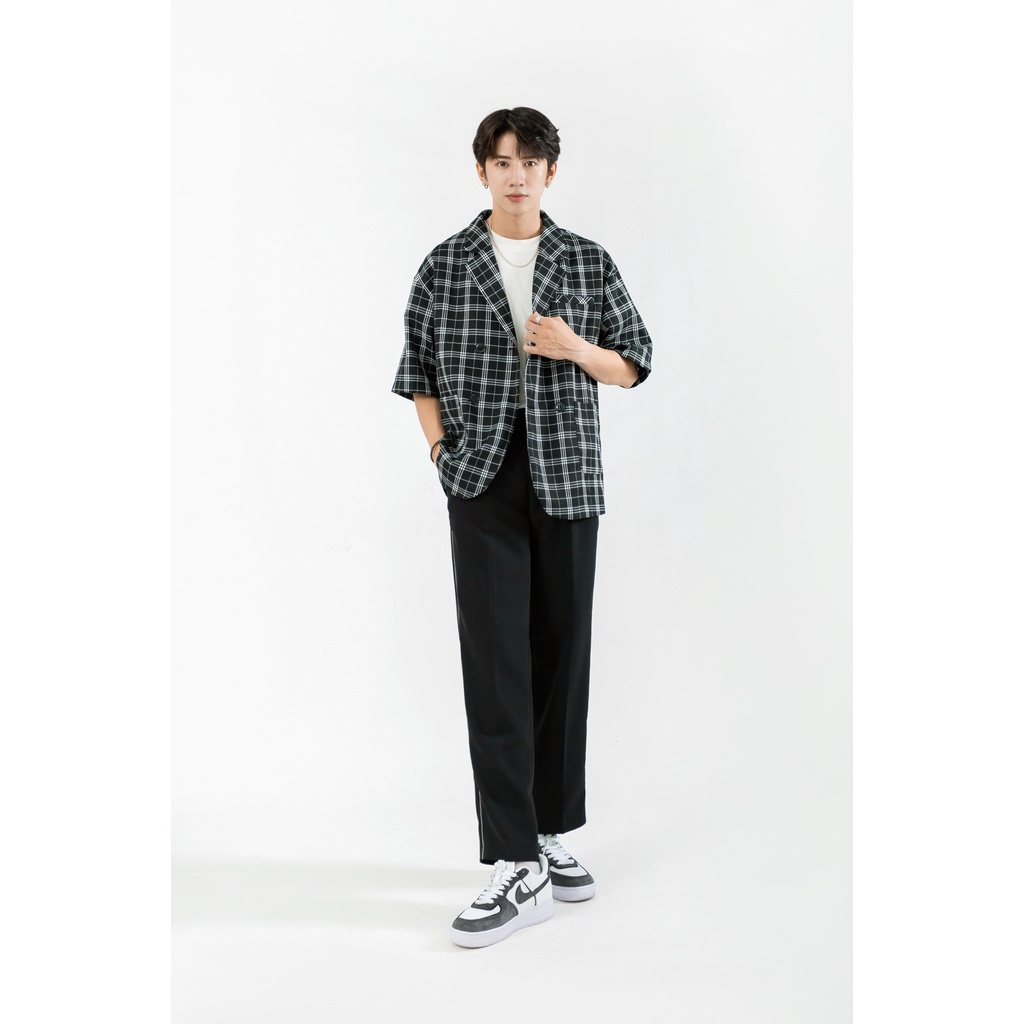 Áo Blazer Tay Lỡ Nam Cổ Ve Xuôi MANDO Chất Liệu Flannel Cao Cấp, Mềm Mịn Không Co Nhăn, Thiết Kế Basic AVH017 | BigBuy360 - bigbuy360.vn