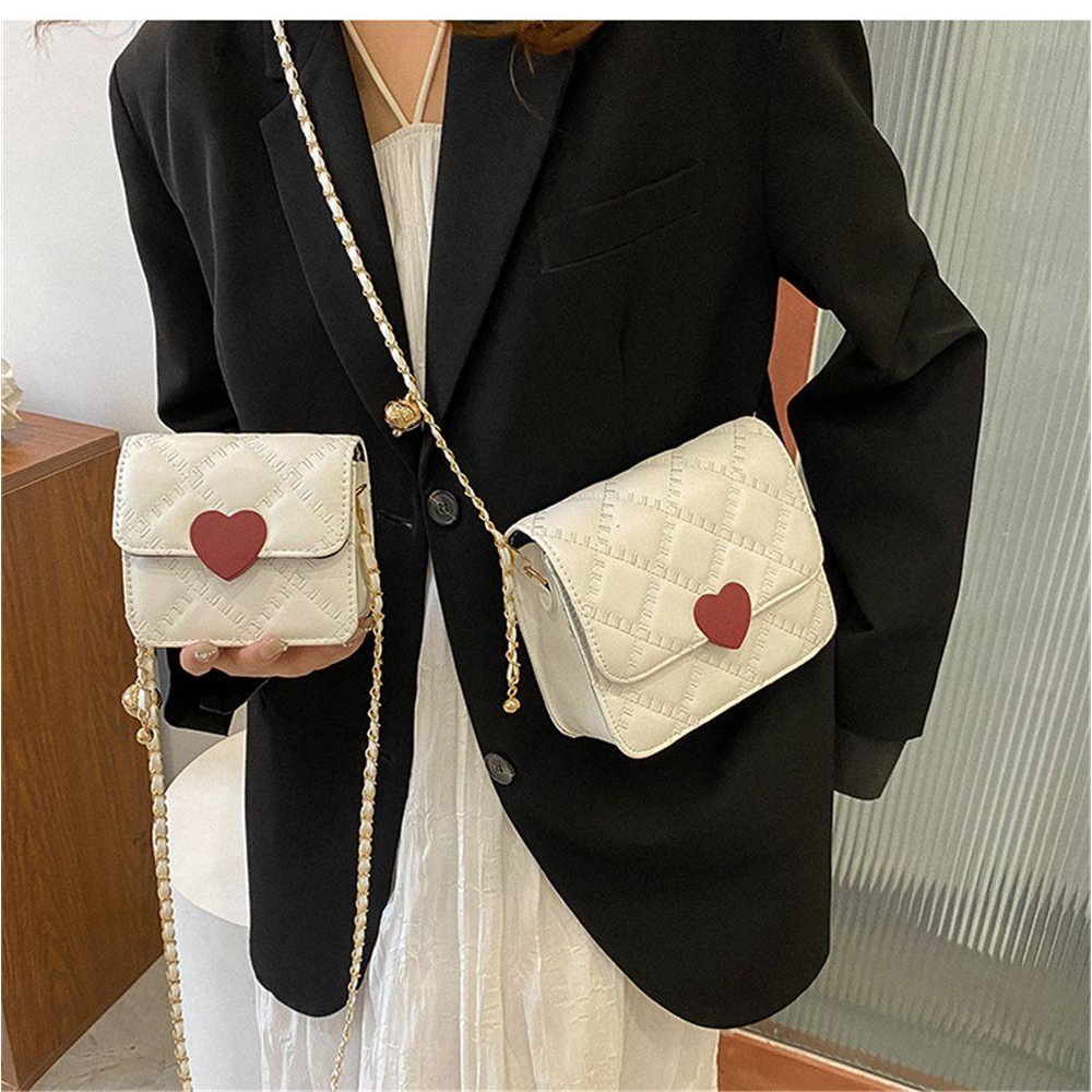Túi Đeo Chéo Vai Orentlii Hình Trái Tim