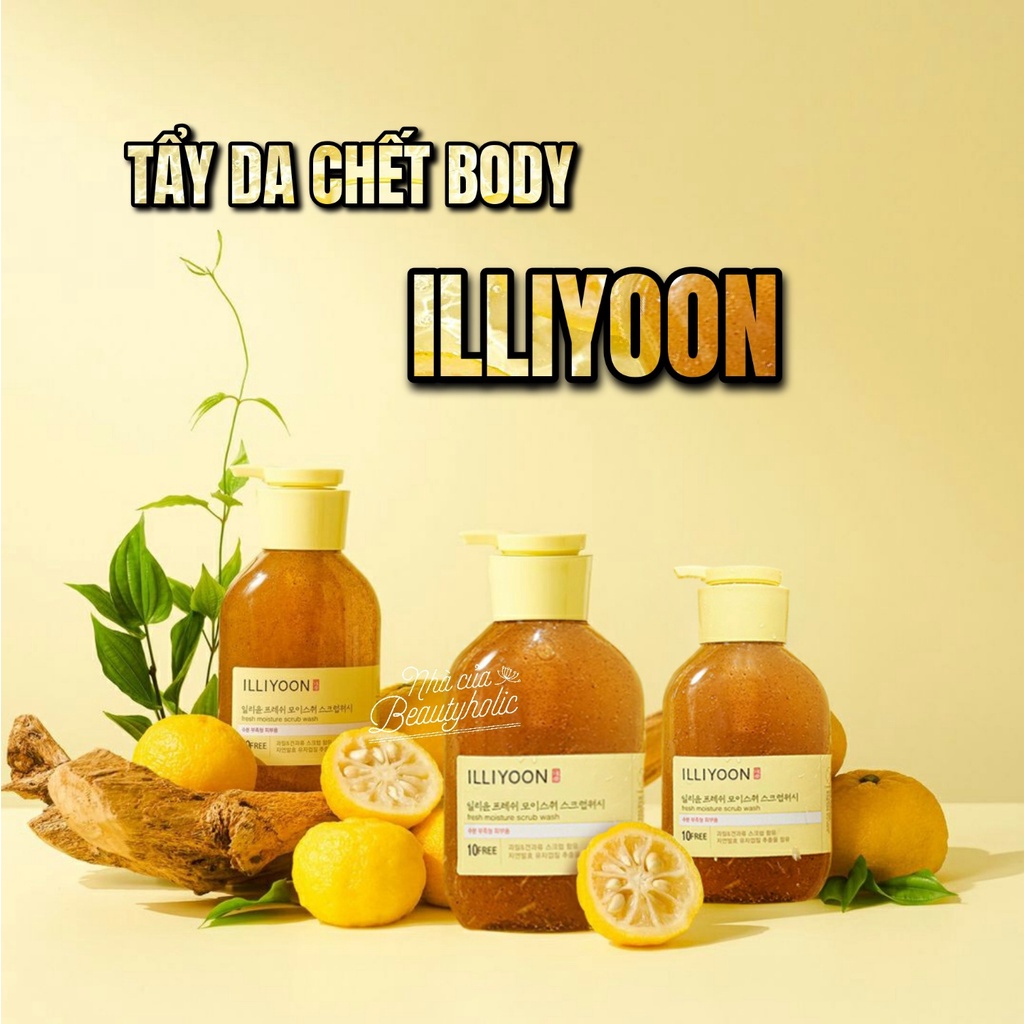 Tẩy da chết body ILLIYOON FRESH MOISTURE SCRUB WASH
