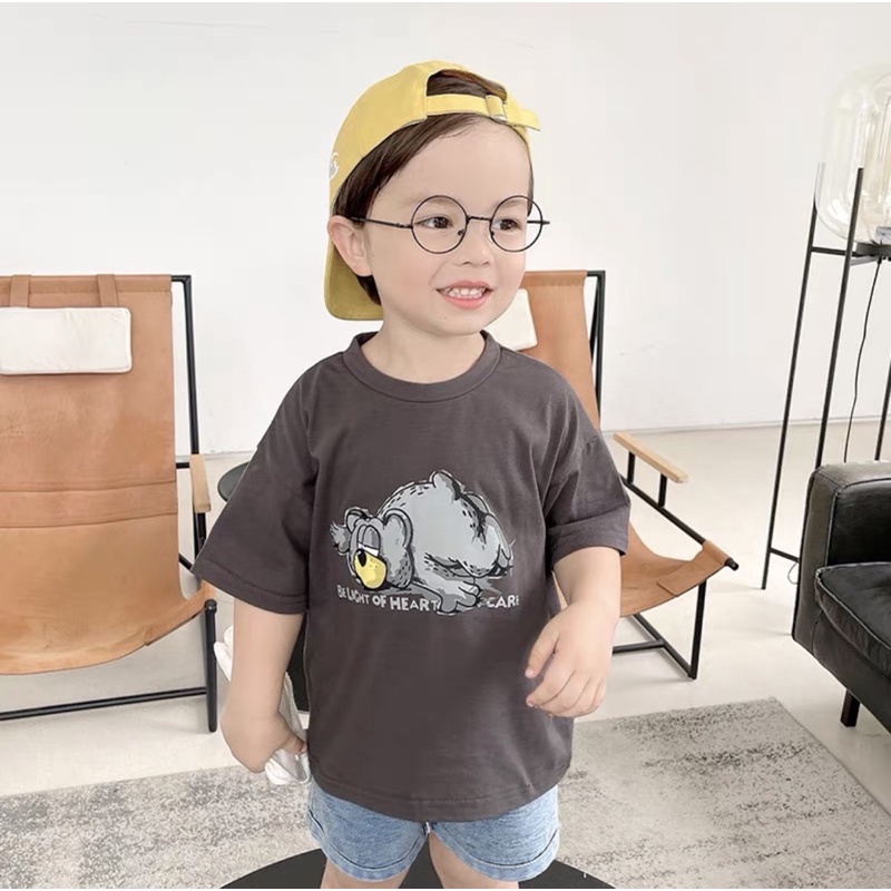 Áo Thun Cho Bé Zalackids In Hình Vui Nhộn Áo Phông Bé Trai Chất Cotton QCCC Mềm Mịn Thấm Mồ Hôi Hàn Quốc