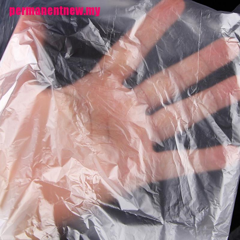 (hàng Mới Về) Set 100 Áo Choàng Nhuộm Tóc Dùng Một Lần Bằng Pe Tiện Dụng