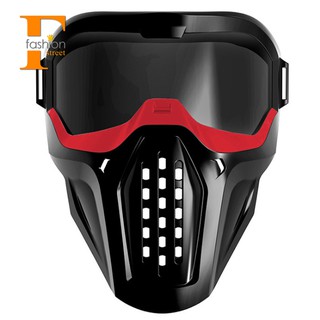 【FS】Mask Protective Eyeglass for Nerf Blaster Games Red