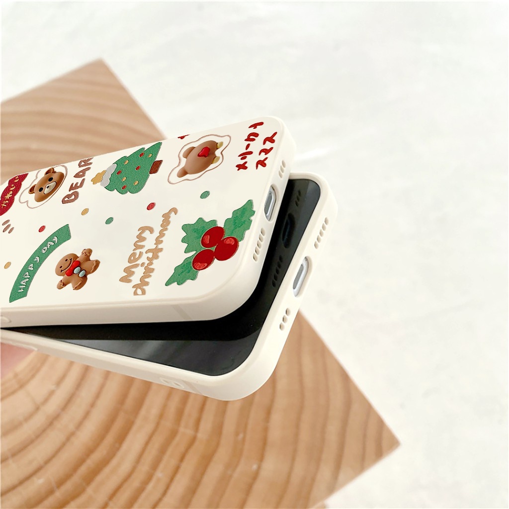 Ốp lưng iphone cạnh vuông Happy day dành cho iphone 6 đến 14promax - E139