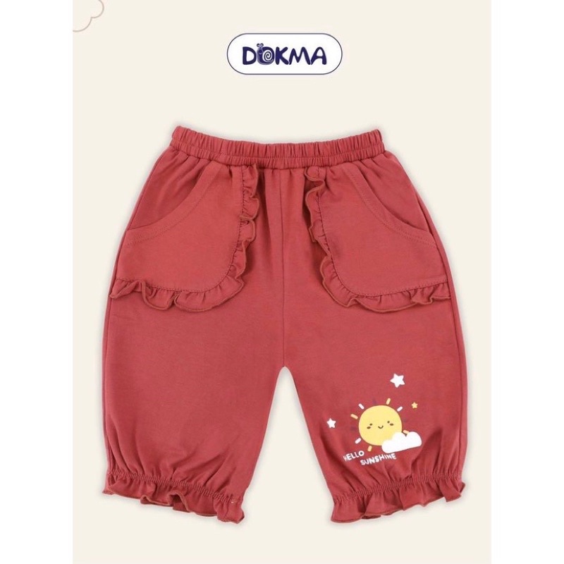 Quần ngố dúm gấu Dokma bé gái  DQ969