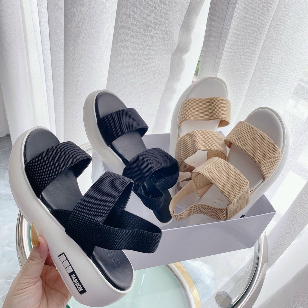 Sandal nữ đế 5P quai chun Siêu chất