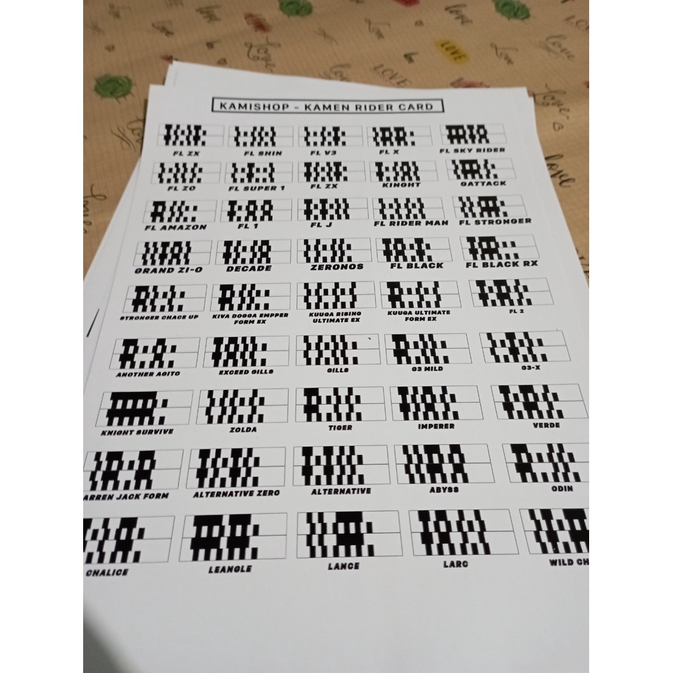 Bộ Mã Chế Đọc Trong Driver Cho Các Dòng Card Kamen Rider - Card Goseiger - Card Rouze Blade - KAMISHOP