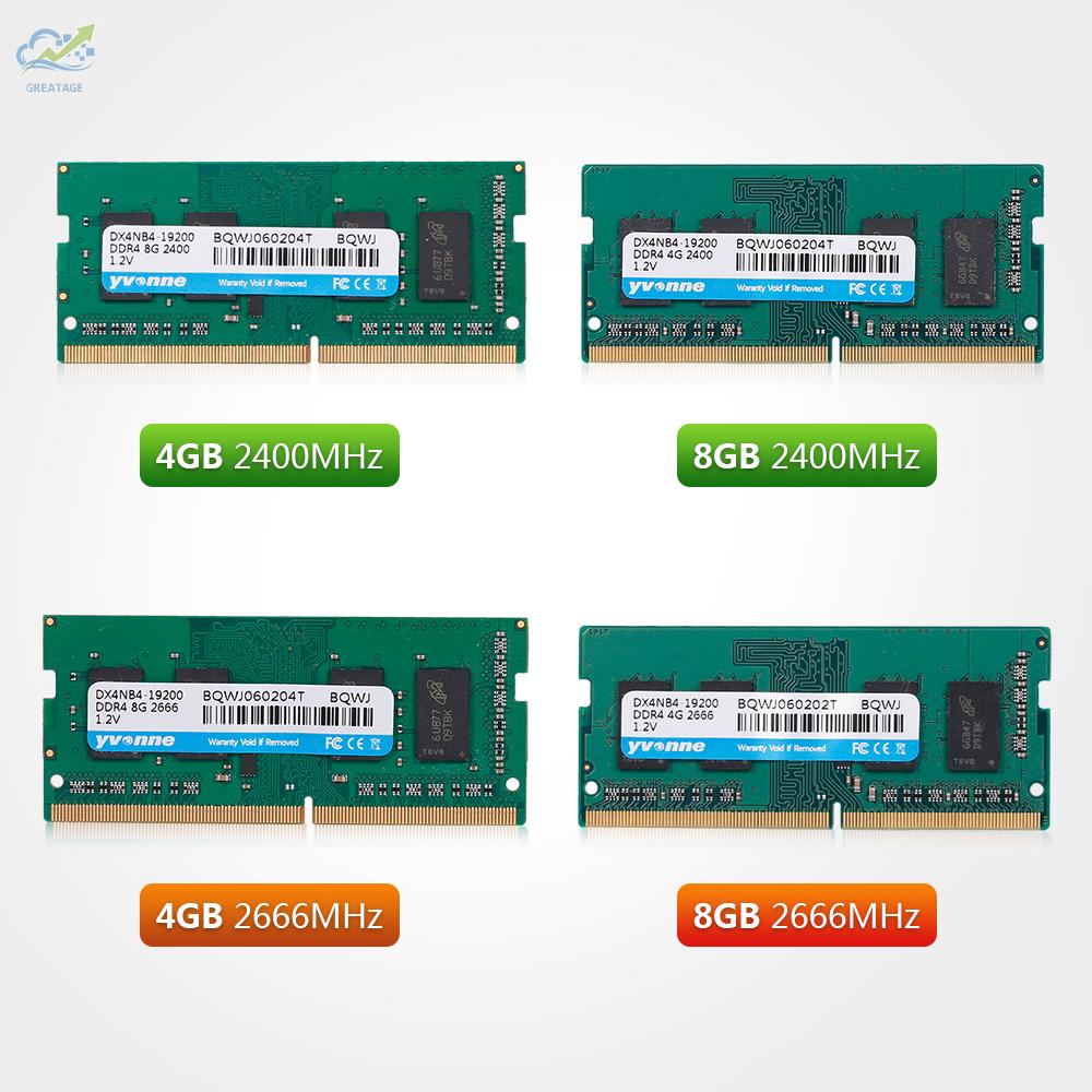 Bộ Nhớ Gyonne Ddr4 2666mhz 1.2v Laptop Pc Ram Power Consumption 4gb | BigBuy360 - bigbuy360.vn