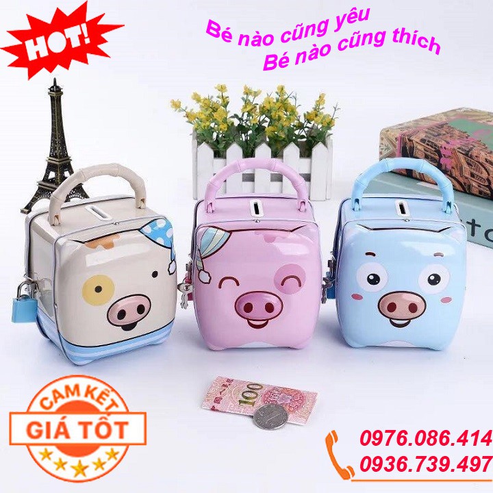 Combo 12 heo sắt, bò cười  tiết kiệm tiền cho bé hàng loại 1