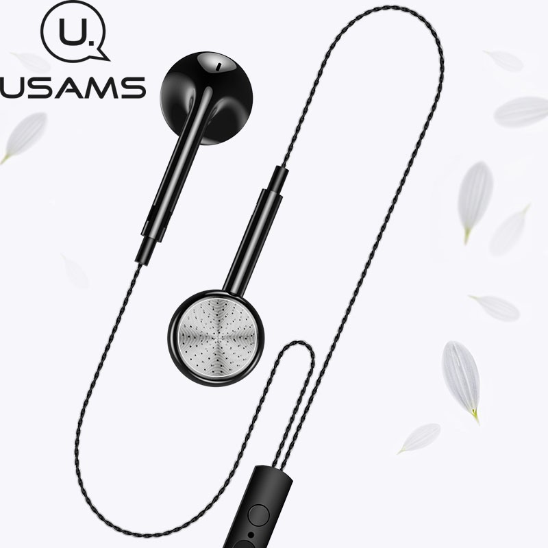 Tai nghe USAMS EP-20 chính hãng với 3 màu sắc dùng cho iPhone và Android
