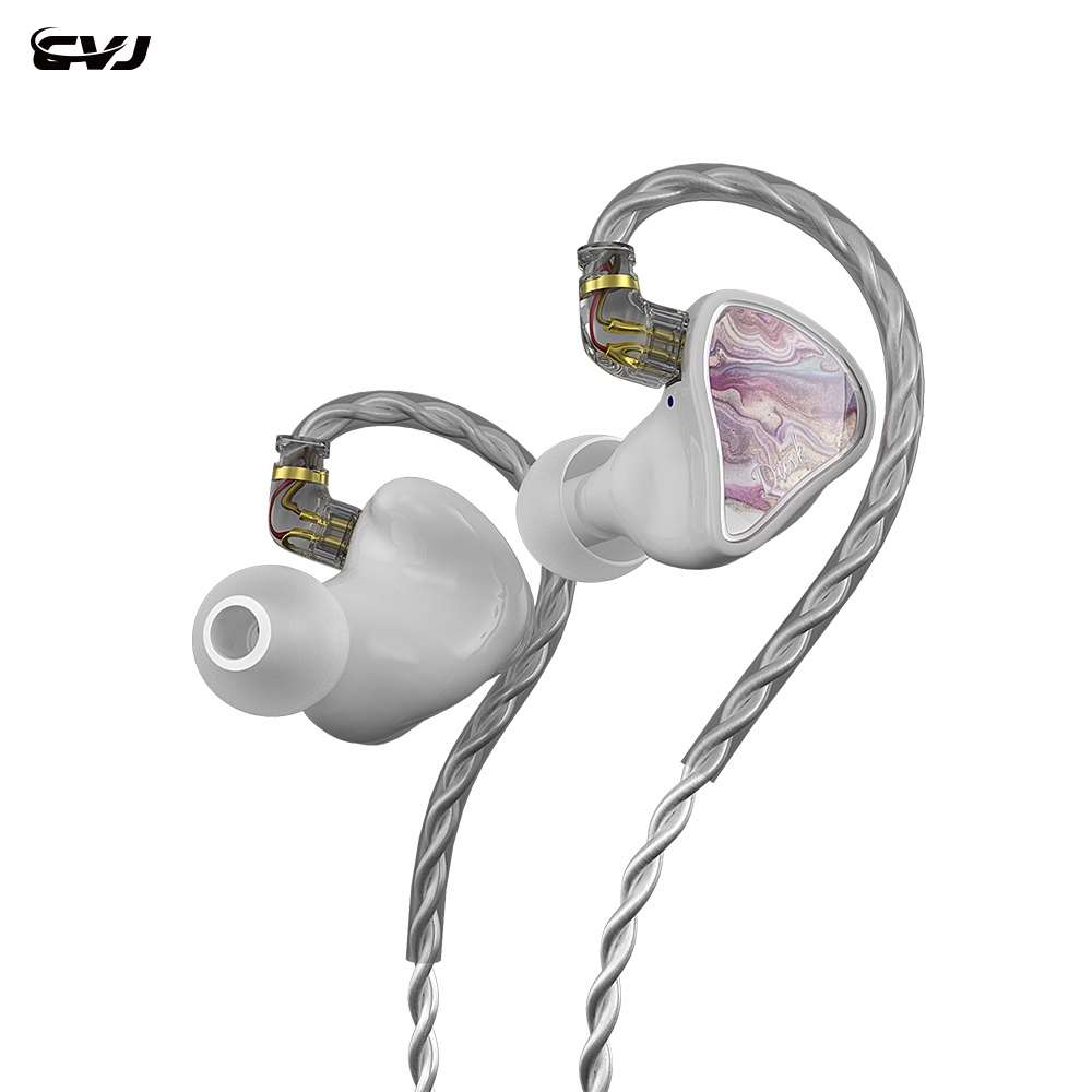 Cvj River Dusk Autumn Moon Resin loại 1BA 1DD Hybrid Driver iem trong tai loại Dj hifi Sport Earphone Mirror CSN CSA Demon