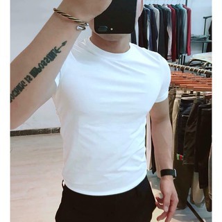 Áo Thun Nam Trắng Trơn Chất Mịn Dáng Đẹp | BigBuy360 - bigbuy360.vn