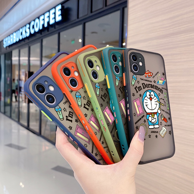 Ốp Điện Thoại Cứng In Hình Doraemon Chống Sốc Cho Xiaomi MI Redmi Note 11 11s Poco M4 Pro 4G