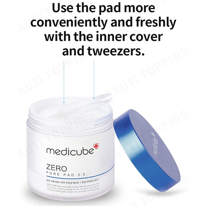 [Hàng Nhật mới về] Set 70 miếng đệm Medicube Zero 2.0 giúp làm sạch lỗ chân lông