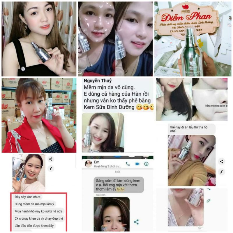 Kem dưỡng da chống lão hoá.Kem sữa nhung Linh Hương | BigBuy360 - bigbuy360.vn