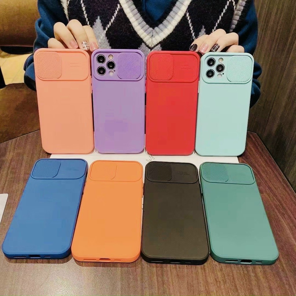 Ốp lưng trượt che camera bảo vệ camera cho 6/6s/7/8/plus/x/xs/xr/xs max