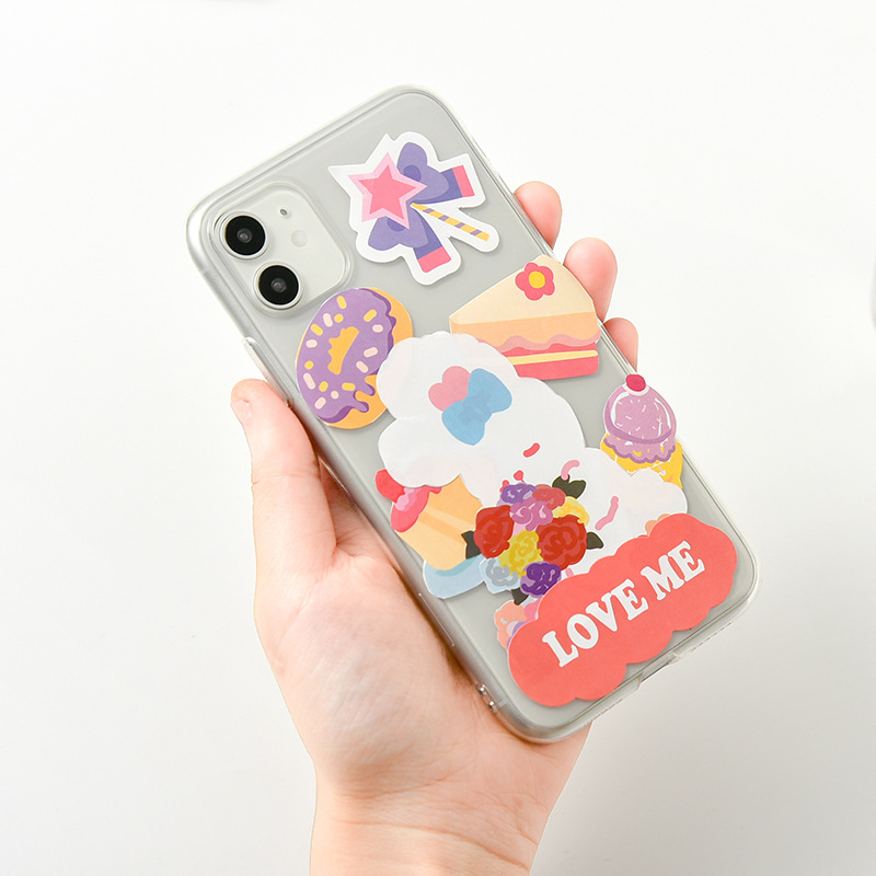 Hộp 60 miếng dán nhiều kiểu dáng dùng để trang trí tiện dụng