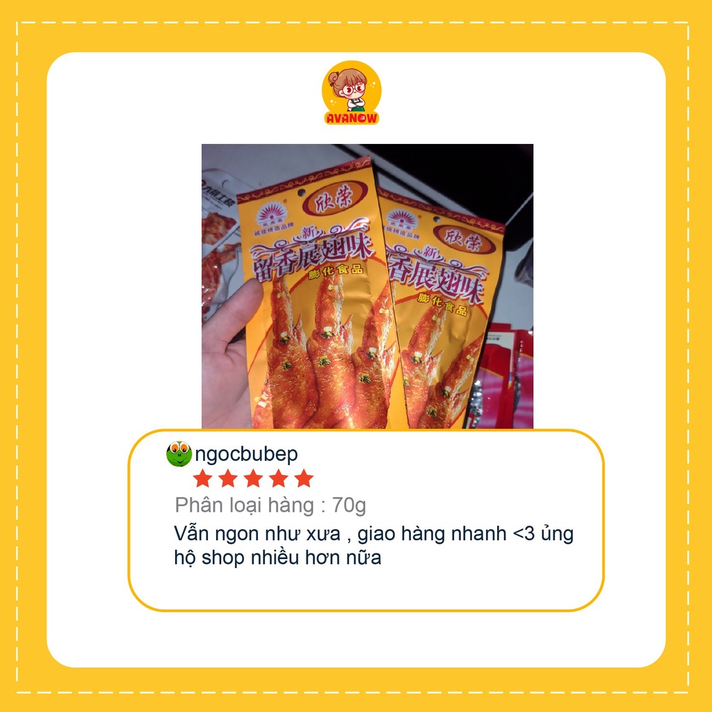 Bim bim cánh gà 26g 🍣 Avanow 🍣 giòn ngon,đồ ăn vặt trung quốc | BigBuy360 - bigbuy360.vn