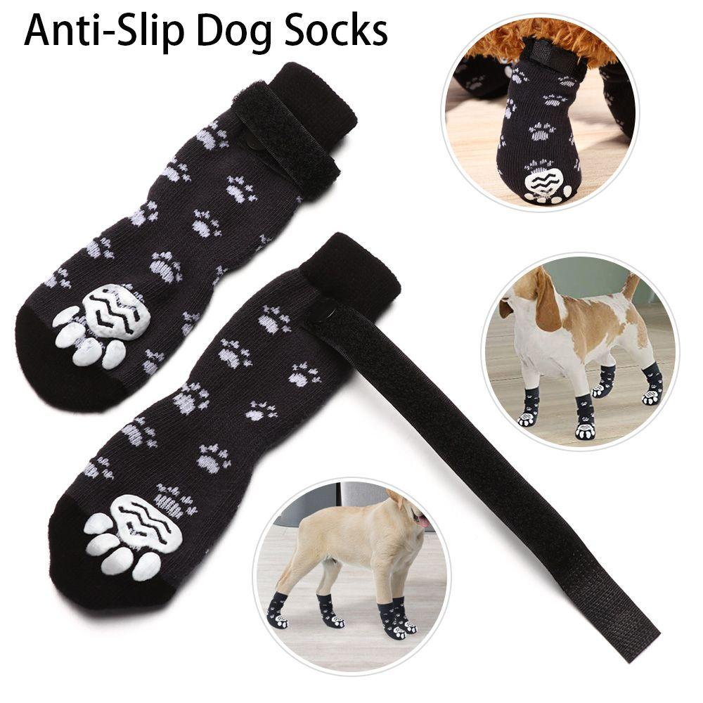 1 Đôi Tất Cotton Giữ Ấm Chống Trượt Cho Thú Cưng
