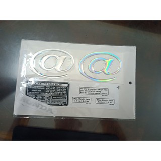 Bộ tem decal chữ nổi @  ( hình chụp trực tiếp )
