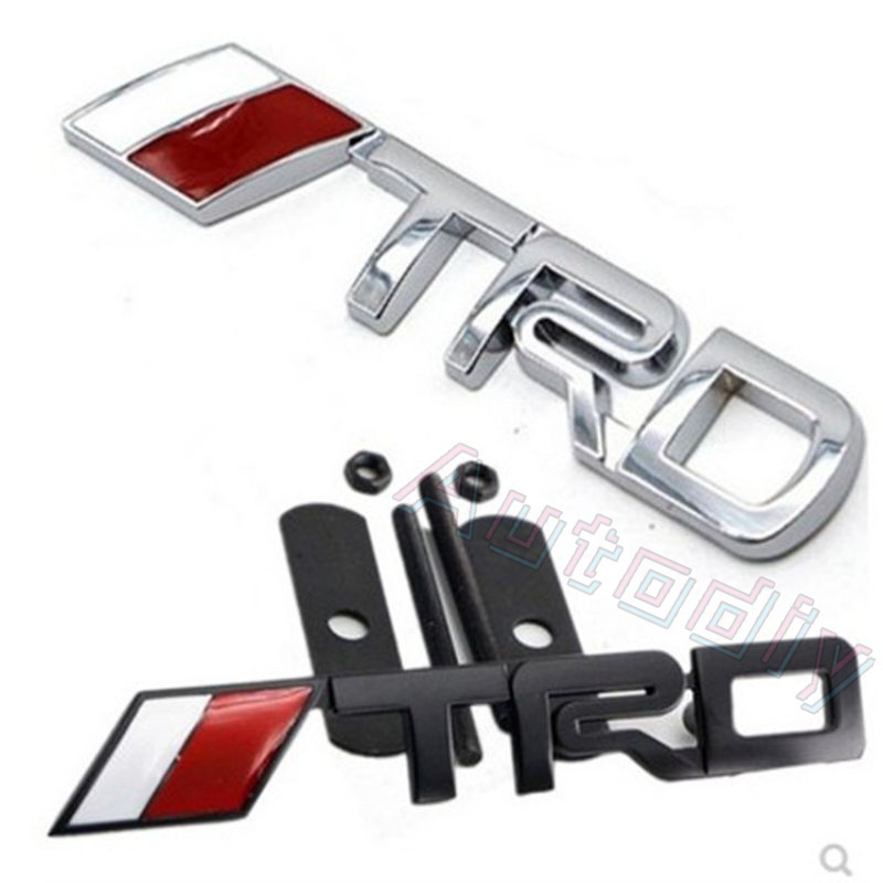 FENDER 1 Nhãn Dán Trang Trí Xe Hơi Toyota Họa Tiết Chữ TRD