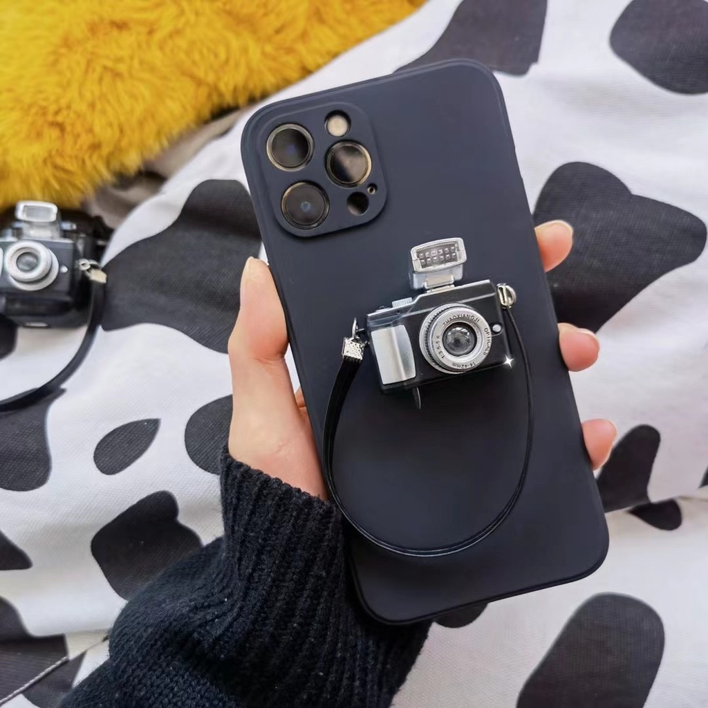 Vỏ Bảo Vệ Hộp Sạc Tai Nghe Bluetooth airpods 1/2/3 pro Bằng tpu Mềm Họa Tiết Hoạt Hình Gắn Dây Xích Thời Trang