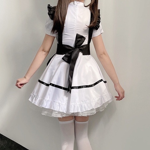 Trang phục hầu gái maid cosplay trắng đen [CÓ SẴN] - Halloween/ lễ hội hóa trang | BigBuy360 - bigbuy360.vn