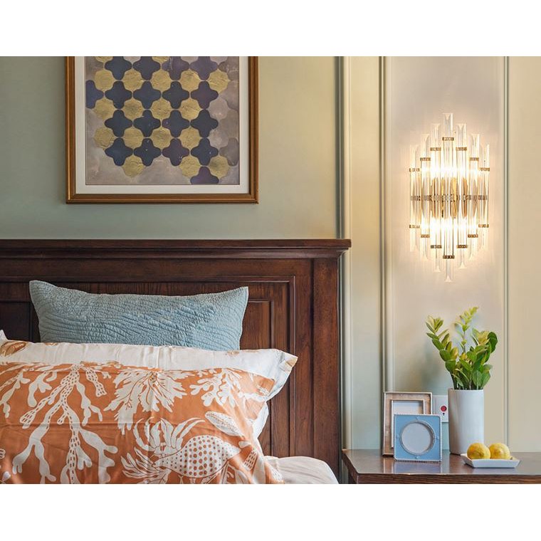 Đèn tường MONSKY CRAS pha lê hiện đại trang trí nội thất sang trọng - kèm bóng LED chuyên dụng [ẢNH THẬT 100%]