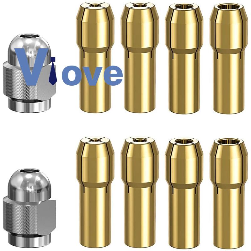 Set 10 đầu kẹp dây đồng thay thế cho dremel 4485