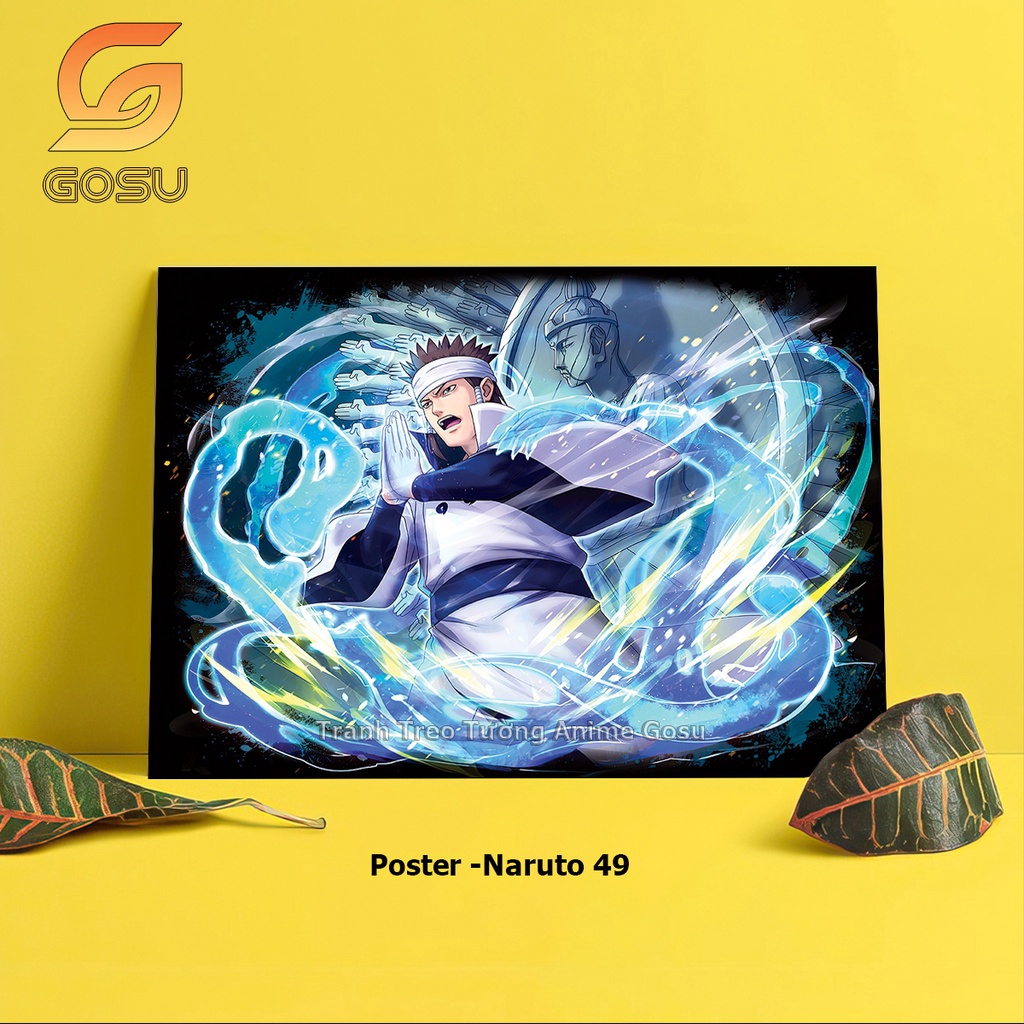 Poster Dán Tường Anime Chủ Đề Naruto - Poster tranh Naruto Cực Ngầu Decor Góc Làm Việc Tranh Anime Kích thước A3