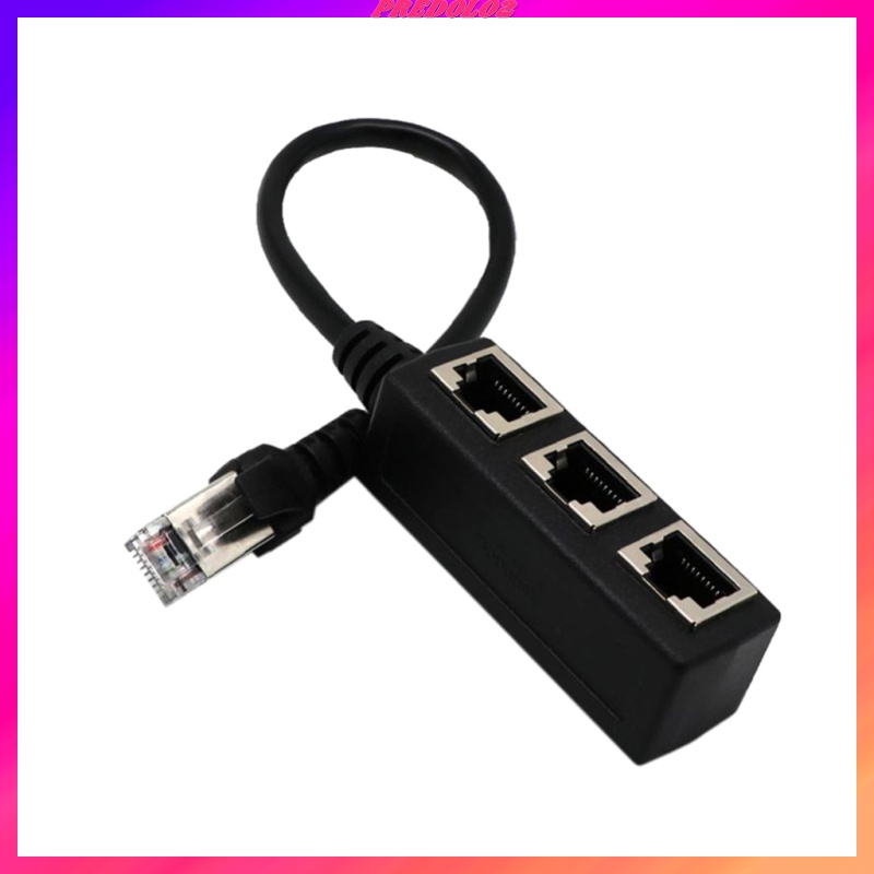 Bộ Chia 1 Cổng Rj45 Sang 3 Cổng Cho Cat 5 / Cat 6 Lan Ethernet Plug | BigBuy360 - bigbuy360.vn