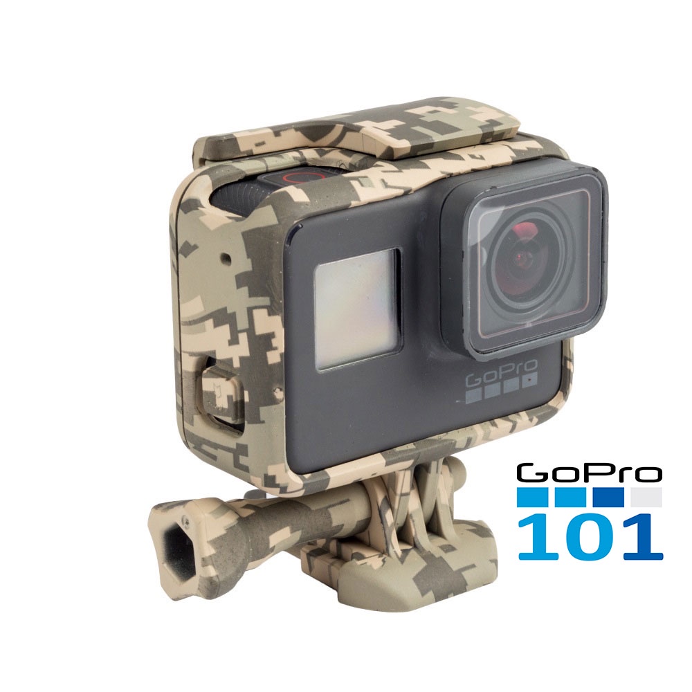 Khung nhựa Rằn Ri bảo vệ cho Gopro 5,6,7 Camoflage Case GoPro 5, 6, 7 - GoPro101