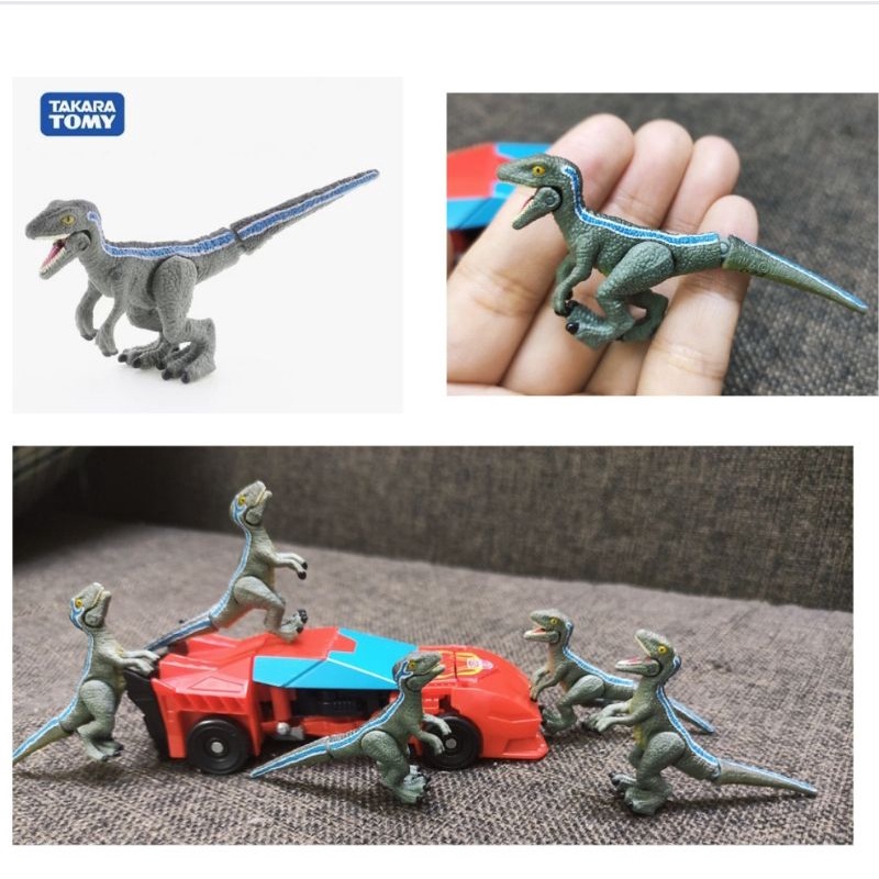 Takara Tomy: set 3 và set 5 khủng long ăn thịt Jurassic World có khớp cử động miệng, chân và đuôi ( không hộp)