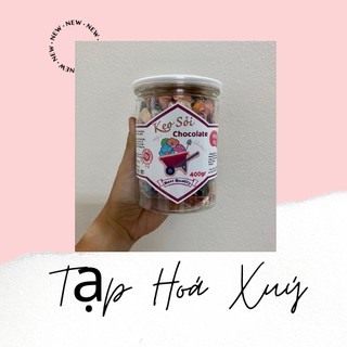 Kẹo sỏi 💞freeship 💞 kẹo sỏi đá nhân sô cô la - hủ pet 400gr