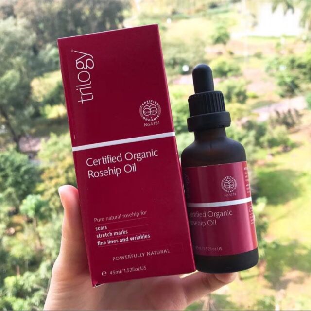 (Bill)(45ml) Trilogy Certified Organic Rosehip Oil Tinh Dầu Nụ Tầm Xuân