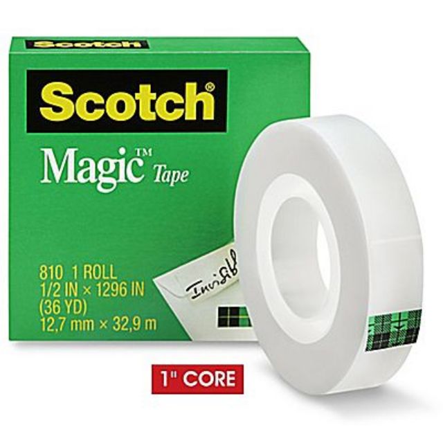 Băng dính dán tiền thần thánh Scotch 810 1/2 inches