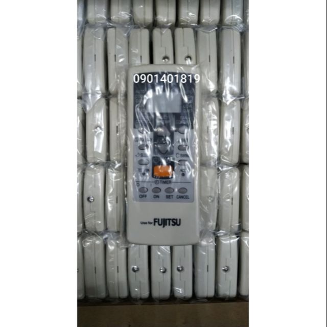 Điều khiển máy lạnh Fujitsu 1 nút cam
