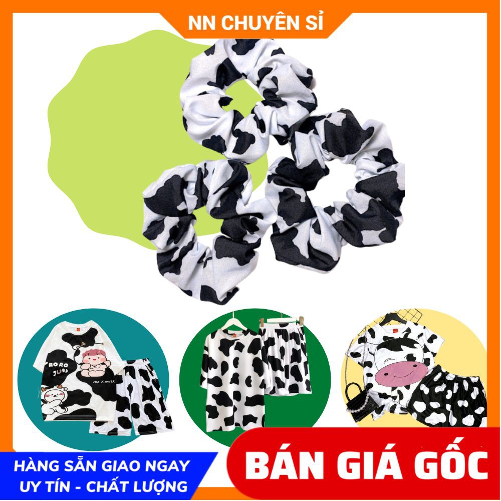 [TẶNG CỘT TÓC] Đồ bộ bò sữa 46 ký vải thun mềm mịn mát in hình hoạt hình dễ thương DBRBD TỔNG HỢP SIZE M