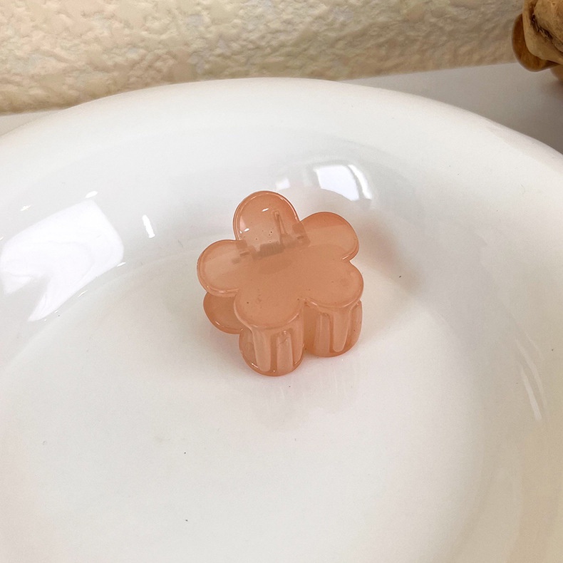 Kẹp Tóc Hình Cá Mập Đính Hoa Hồng Ngọt Ngào Thời Trang Hàn Quốc