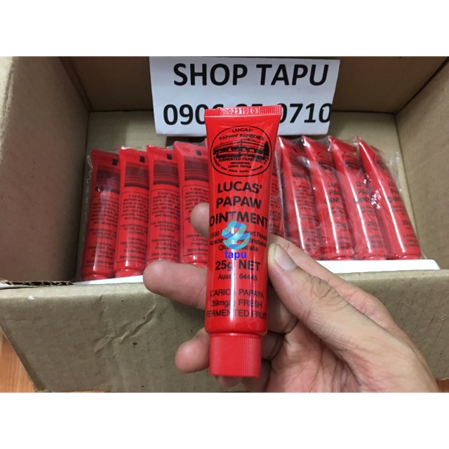 Kem đa năng Lucas Papaw Ointment 25g Úc