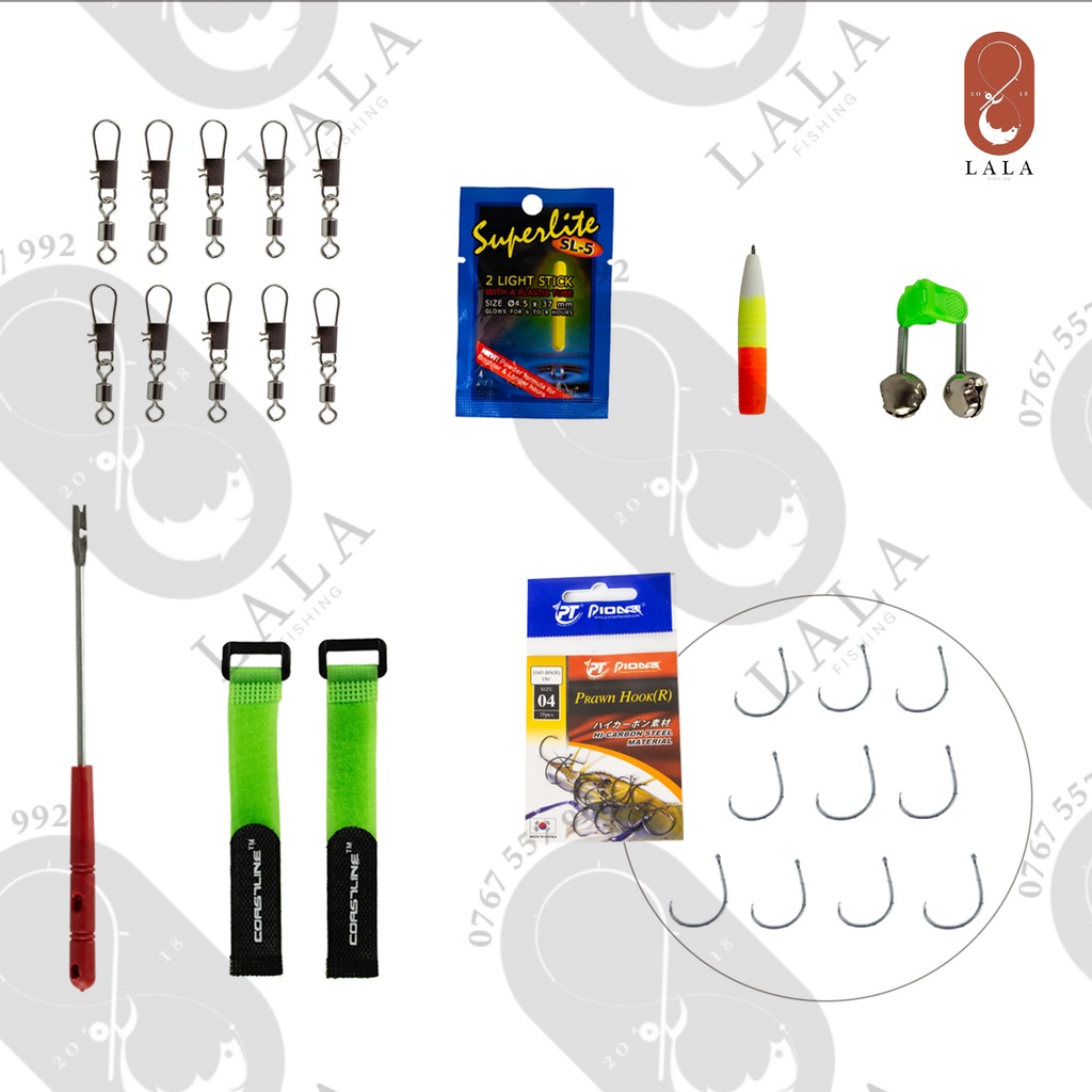 Combo Cần tôm Coastline X-Wonder Surf Casting (đọt đặc), Máy CL Challenge CH-2500 và bộ phụ kiện