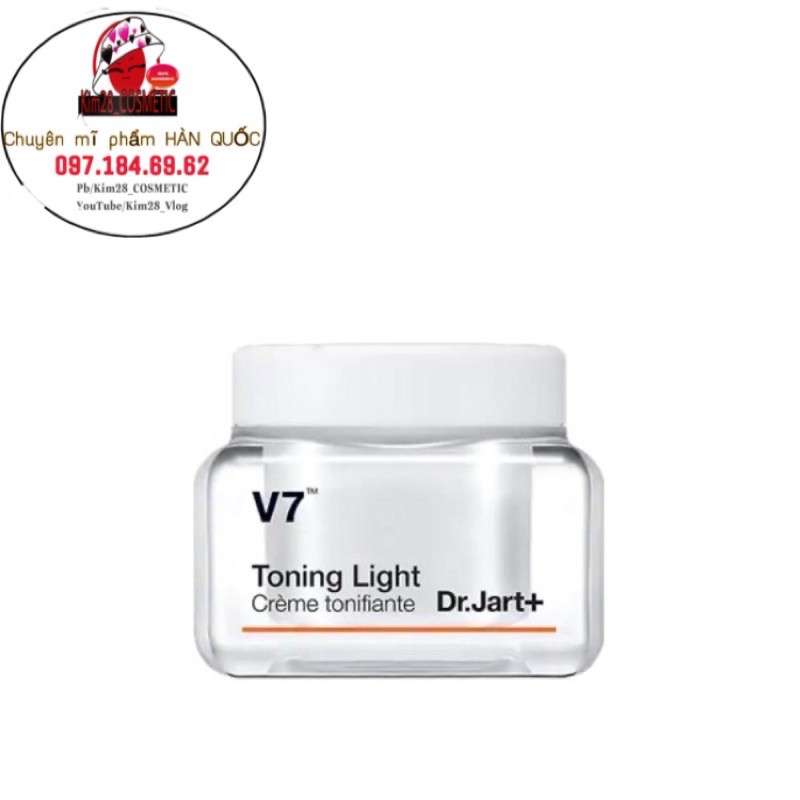 Kem dưỡng trắng da mờ thâm nám V7 Toning Light Dr.Jart+ 50ml
