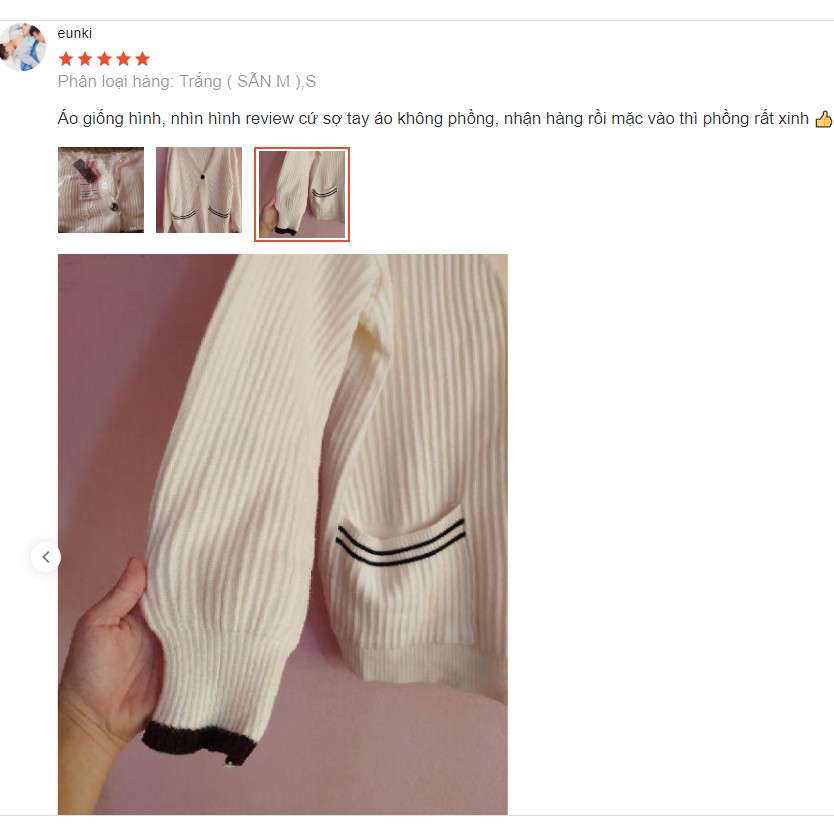 Áo Cardigan len mỏng nữ yay bồng thời trang thu đông A00165 | BigBuy360 - bigbuy360.vn