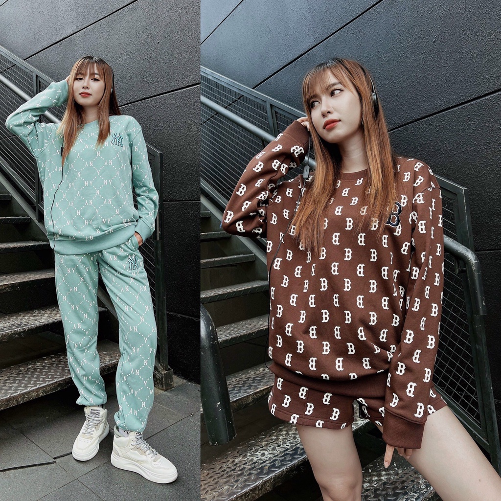 Áo sweater Logo thêu, hình in Full màu Hàng Chuẩn 1:1 Bao xịn ẢNH THẬT/SẴN