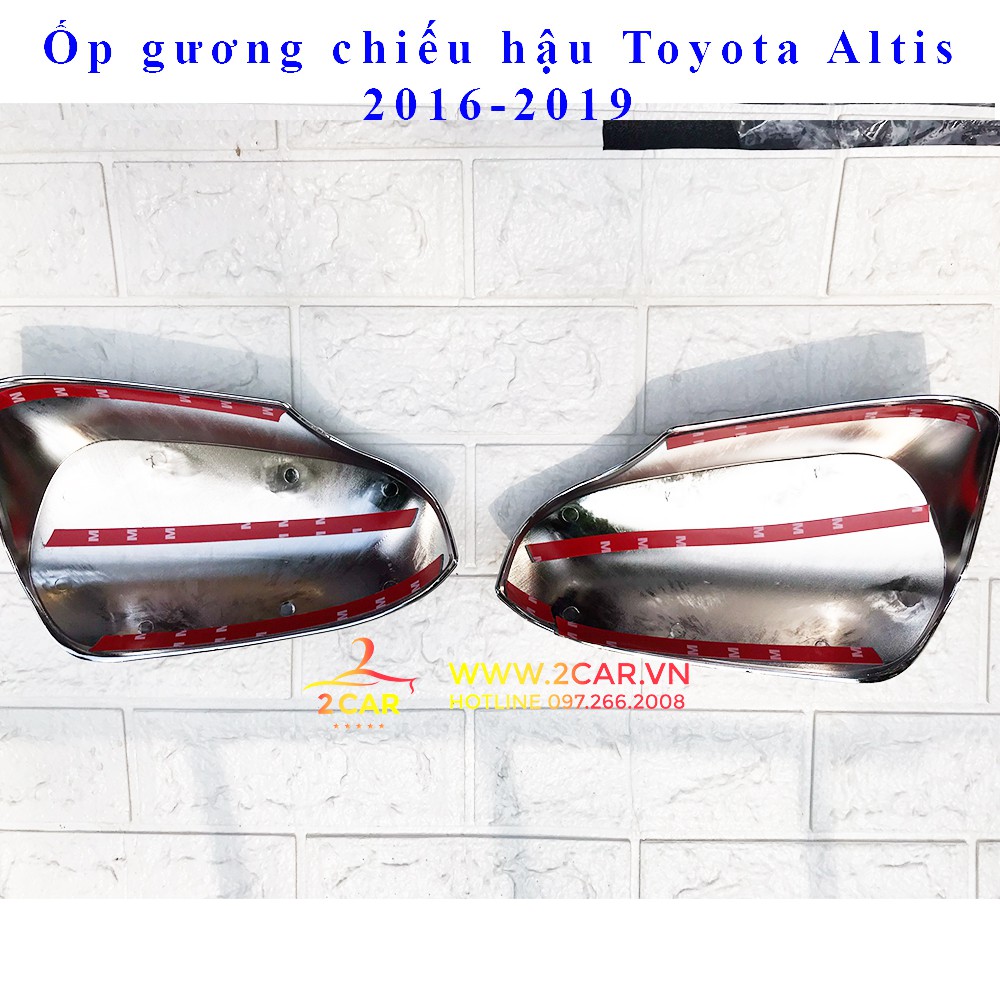 Ốp gương chiếu hậu xe Toyota Altis 2014 - 2021 - 1 bộ 2 gương